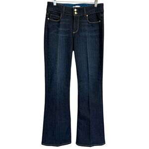 NWT PAIGE Hidden Hills Petite High Rise Bootcut Jeans Dark Wash Women’s Size 29P